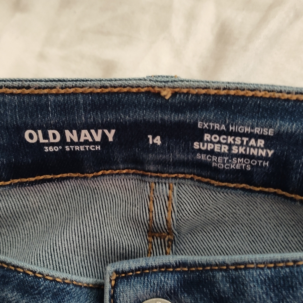 Old Navy Men's Rockstar Super Skinny Jeans - Dark Blue